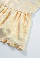 Load image into Gallery viewer, Frill Peplum V-Neck Long Sleeve Blouse