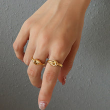Load image into Gallery viewer, Titanium Steel Knot Ring