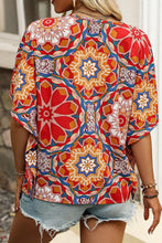 Load image into Gallery viewer, Printed V-Neck Half Sleeve Blouse