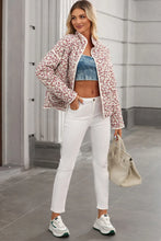 Load image into Gallery viewer, Floral Snap Down Mock Neck Coat
