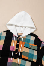 Load image into Gallery viewer, Drawstring Color Block Long Sleeve Hoodie
