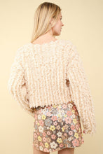 Load image into Gallery viewer, VERY J Shaggy Yarn Knit Zip Up Jacket