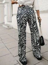 Load image into Gallery viewer, Full Size Animal Print Elastic Waist Pants