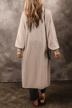 Load image into Gallery viewer, Pocketed Open Front Long Sleeve Cardigan