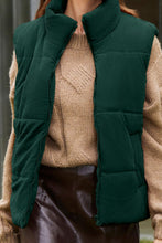 Load image into Gallery viewer, Zip Up Turtleneck Vest Coat