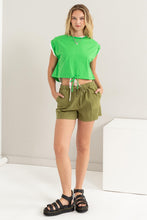 Load image into Gallery viewer, HYFVE Drawstring Hem Crop Top