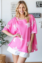 Load image into Gallery viewer, HOPELY Star Pattern Oversized Waffle T-Shirt