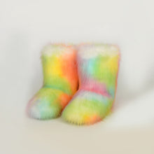 Load image into Gallery viewer, Thermal Fuzzy Platform Boots