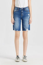 Load image into Gallery viewer, BAYEAS Full Size Super High Rise Denim Bermuda Shorts