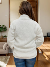 Load image into Gallery viewer, Full Size Turtleneck Zip Up Long Sleeve Sherpa Jacket