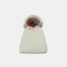 Load image into Gallery viewer, Cable Knit Winter Hat with Pompom