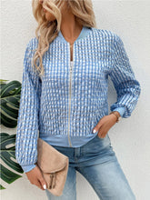 Load image into Gallery viewer, Zip Up Long Sleeve Jacket