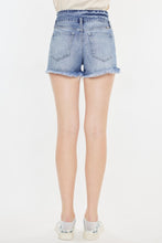Load image into Gallery viewer, Kancan High Rise Frayed Hem Denim Shorts