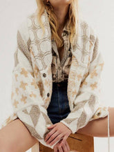 Load image into Gallery viewer, Collared Neck Long Sleeve Cardigan