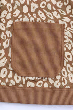 Load image into Gallery viewer, Leopard Button Up Drop Shoulder Jacket