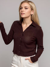 Load image into Gallery viewer, Johnny Collar Long Sleeve Knit Shirt