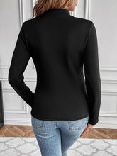Load image into Gallery viewer, Mock Neck Long Sleeve T-Shirt
