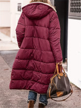 Load image into Gallery viewer, Full Size Zip Up Sherpa Hooded Coat
