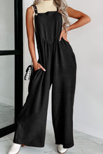 Load image into Gallery viewer, Buttoned Wide Leg Overalls