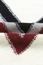 Load image into Gallery viewer, Contrast Dropped Shoulder Long Sleeve Sweater