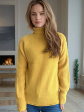 Load image into Gallery viewer, Turtleneck Long Sleeve Sweater