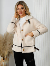 Load image into Gallery viewer, Pocketed Button Down Collared Neck Jacket