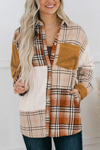 Load image into Gallery viewer, Plaid Button Up Long Sleeve Shacket