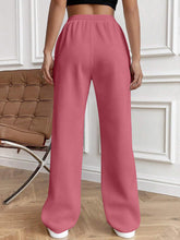 Load image into Gallery viewer, Drawstring Elastic Waist Pants with Pockets
