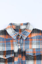 Load image into Gallery viewer, Plaid Collared Neck Long Sleeve Shirt