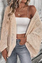 Load image into Gallery viewer, Openwork Open Front Long Sleeve Cardigan