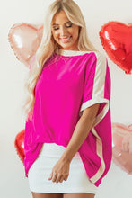 Load image into Gallery viewer, Boat Neck Half Sleeve Blouse