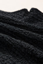 Load image into Gallery viewer, Textured Round Neck Top and Wide Leg Pants Set