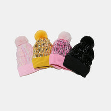 Load image into Gallery viewer, Thermal Knit Hat with Pompom