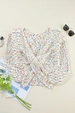 Load image into Gallery viewer, Twisted Confetti Boat Neck Sweater