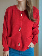 Load image into Gallery viewer, Button Down Long Sleeve Cardigan with Pockets