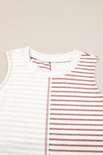 Load image into Gallery viewer, Striped Round Neck Tank