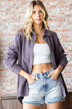 Load image into Gallery viewer, First Love Washed Corduroy Button Down Long Sleeve Shirt