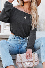 Load image into Gallery viewer, Off-Shoulder Long Sleeve Top