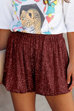 Load image into Gallery viewer, Sequin Elastic Waist Shorts