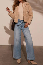 Load image into Gallery viewer, Tied Wide Leg Jeans with Pockets