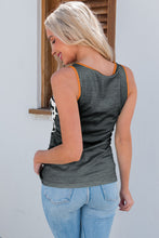 Load image into Gallery viewer, Leopard Round Neck Wide Strap Tank