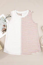 Load image into Gallery viewer, Striped Round Neck Tank