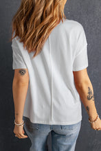 Load image into Gallery viewer, Star Round Neck Short Sleeve T-Shirt