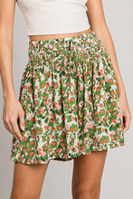 Load image into Gallery viewer, Cotton Bleu by Nu Label Floral Printed Smocked Waist Skorts