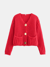 Load image into Gallery viewer, Button Down Long Sleeve Cardigan