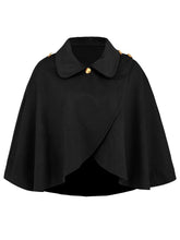 Load image into Gallery viewer, Collared Neck Cropped Cape