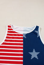 Load image into Gallery viewer, US Flag Round Neck Tank