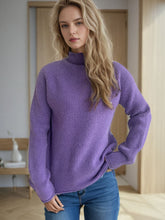 Load image into Gallery viewer, Turtleneck Long Sleeve Sweater