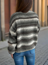 Load image into Gallery viewer, Gradient Round Neck Dropped Shoulder Sweater