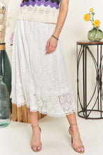 Load image into Gallery viewer, ADORA Elastic Waist Lace Midi Skirt